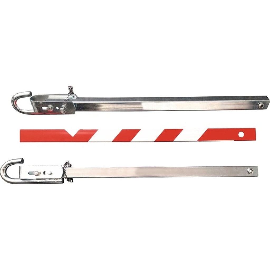 Abschleppstange, L750xB170xH60mm, Stahl verzinkt, mit Aufbewhrungstasche, Gewicht 1,1 kg rot-weiß Produktabbildung: Abschleppstange, L750xB170xH60mm, Stahl verzinkt, mit Aufbewhrungstasche, Gewicht 1,1 kg rot-weiß