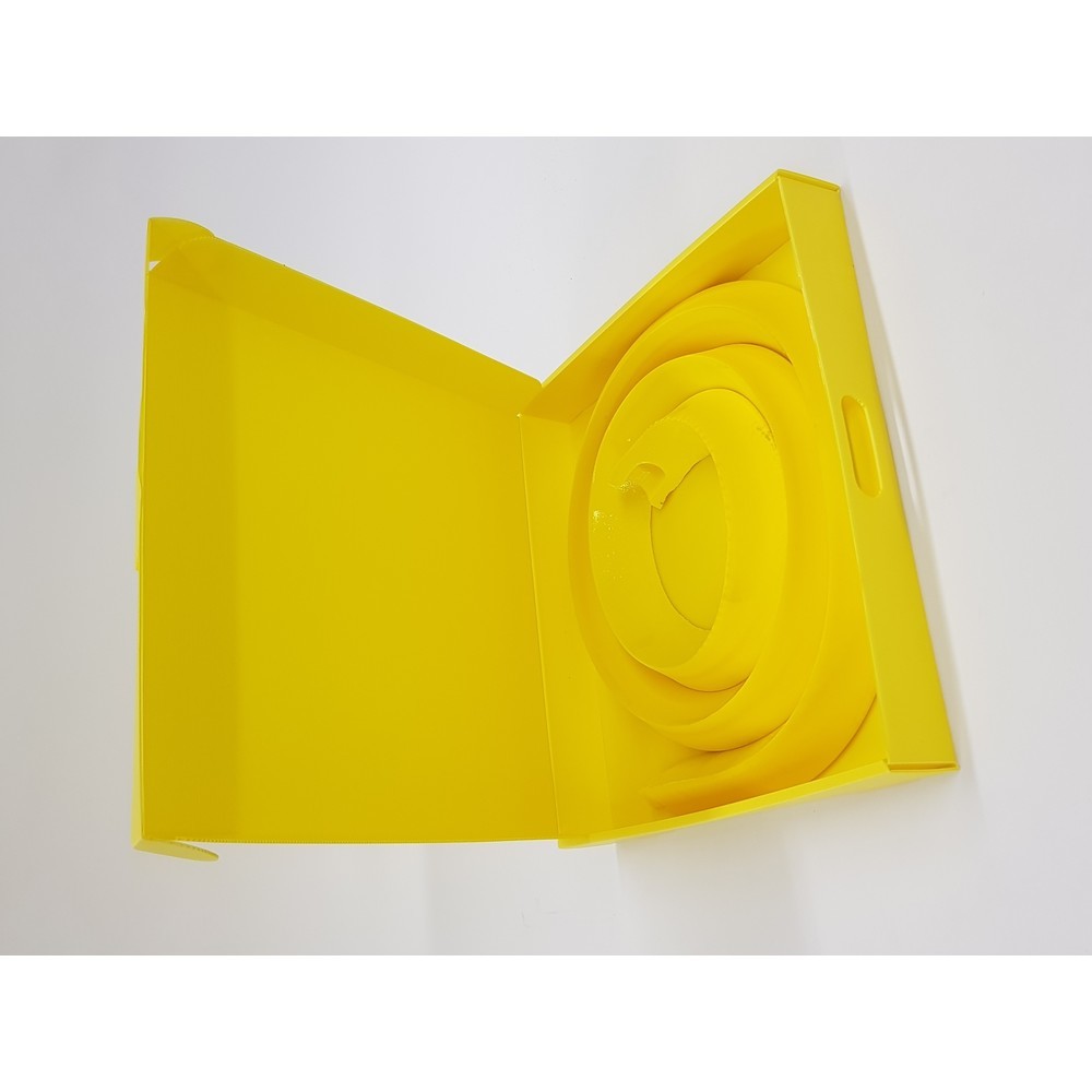 Produktabbildung Nr. 1: Absperrbarriere, wiederverwendbarer Kanalschutz, LxBxH 3.000 x 70 x 50 mm