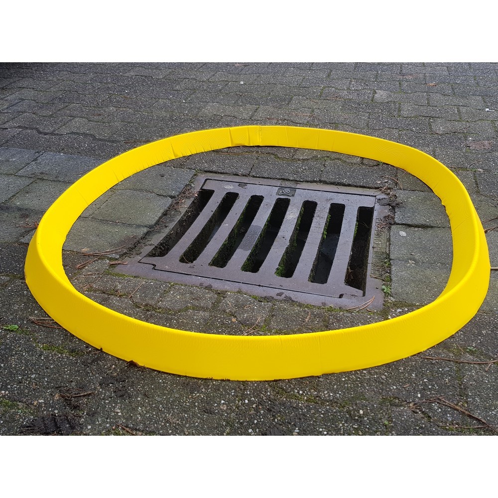 Produktabbildung Nr. 2: Absperrbarriere, wiederverwendbarer Kanalschutz, LxBxH 3.000 x 70 x 50 mm
