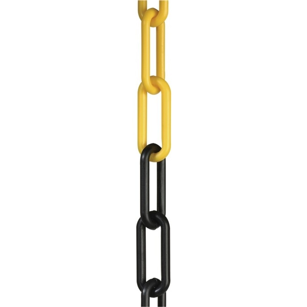 Produktabbildung: Absperrkette Ku.gelb/schwarz 6mm L.25m