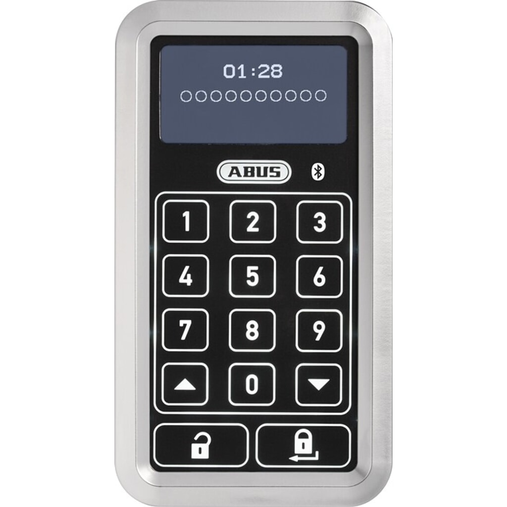ABUS Tastatur CFT3100 S, silber, Touch-Oberfläche Produktabbildung Nr. 1: ABUS Tastatur CFT3100 S, silber, Touch-Oberfläche
