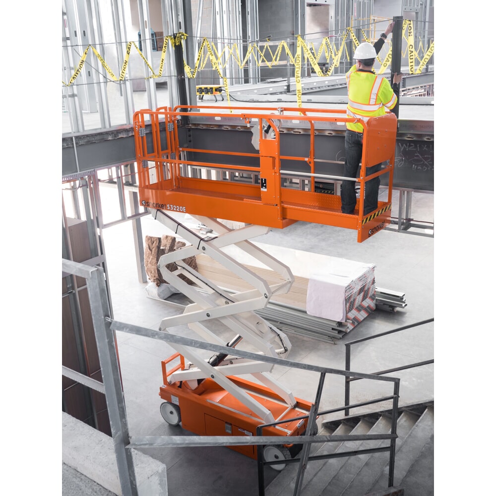 Productafbeelding nr. 3: Accuschaarhoogwerker Snorkel S3220E, elektrisch verrijdbaar, draagvermogen 409 kg, werkhoogte max. 8,1 m