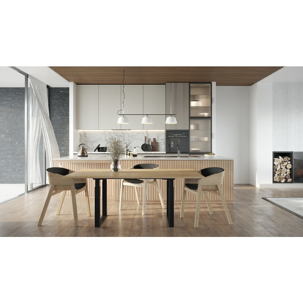 N° de l'image du produit 3 : Actiforce Bâti de table Dining Table SKAGERRAK, réglable en hauteur électriquement, noir