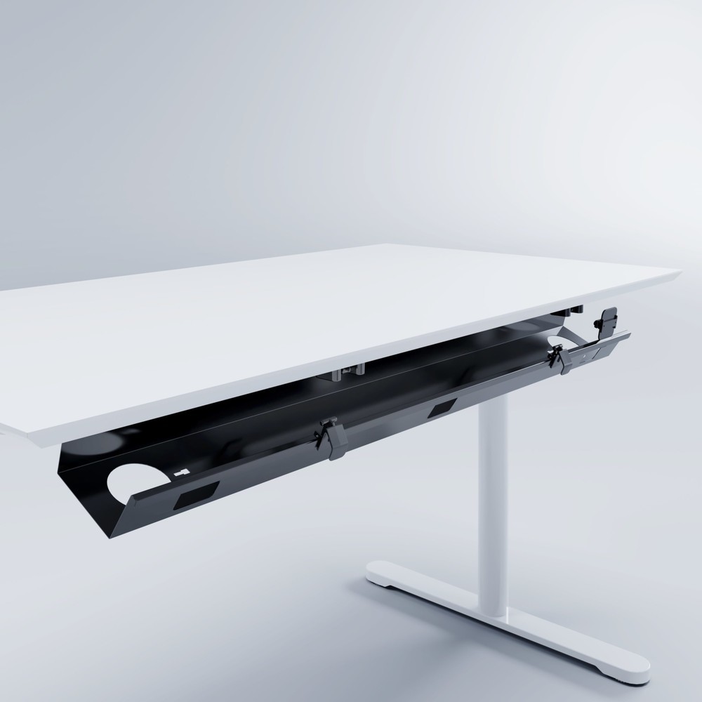 Produktabbildung Nr. 2: Actiforce Kabelwanne Click 1200 mm, silber