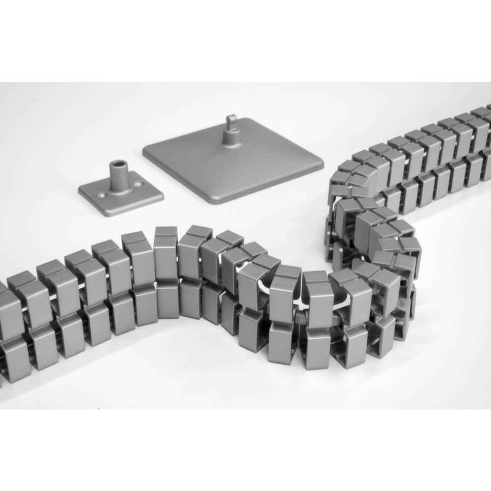 N° de l'image du produit 2 : Actiforce Protège-câble articulé Slim, argent