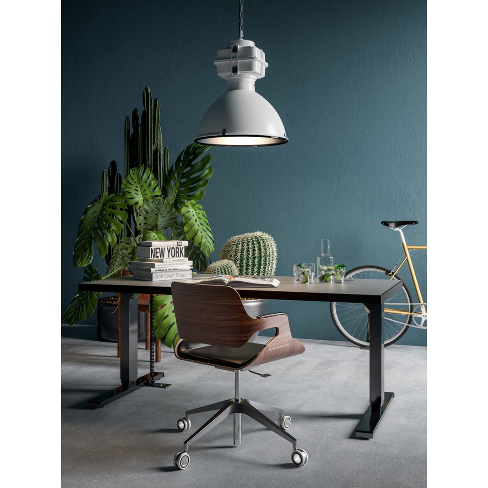 Produktabbildung Nr. 5: Actiforce Elektrisch höhenverstellbarer Schreibtisch Elements Solid 1800, inkl. 2 USB-Anschlüssen, schwarz / weiß