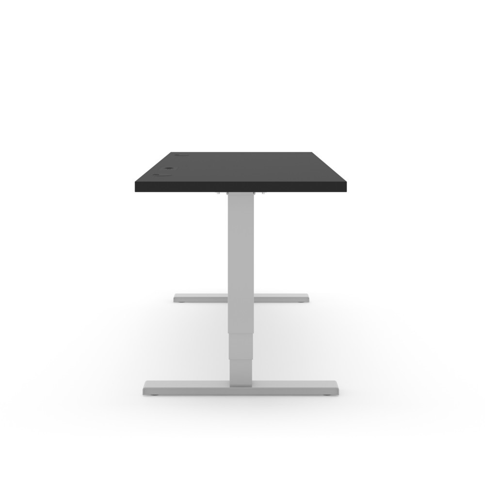 Produktabbildung Nr. 7: Actiforce Elektrisch höhenverstellbarer Schreibtisch Elements Solid 1800, inkl. 2 USB-Anschlüssen, schwarz / weiß