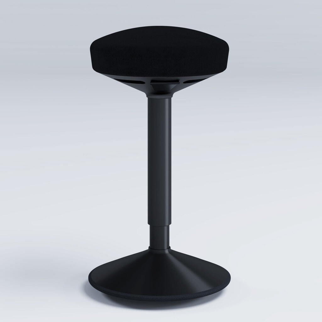 Actiforce Ergonomischer Hocker Activity 2.0, schwarz Produktabbildung: Actiforce Ergonomischer Hocker Activity 2.0, schwarz