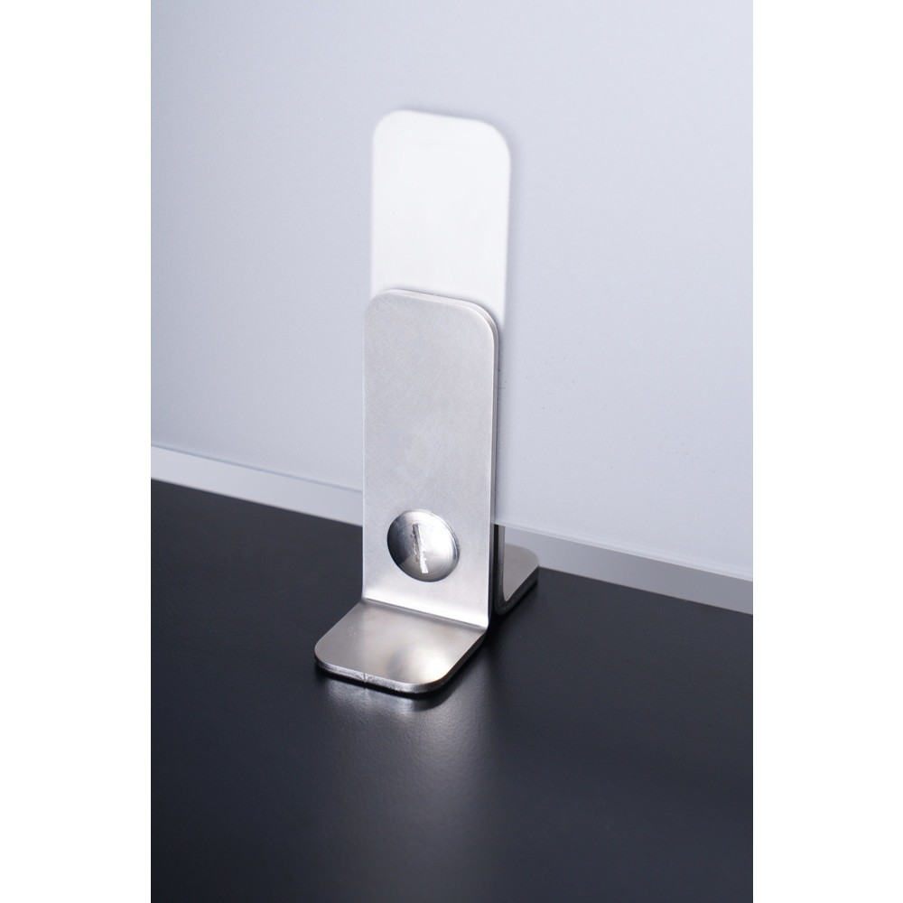N° de l'image du produit 2 : Actiforce Support pour parois de protection, 2 pièces, acier inoxydable