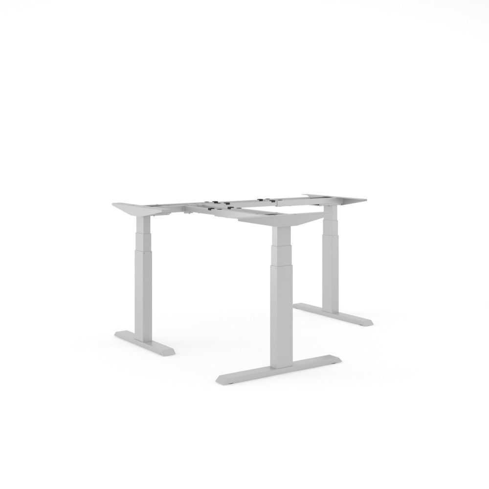 Produktabbildung: Actiforce Winkel-Tischgestell Steelforce, elektrisch höhenverstellbar, Pro 671 SLS 90°, silber