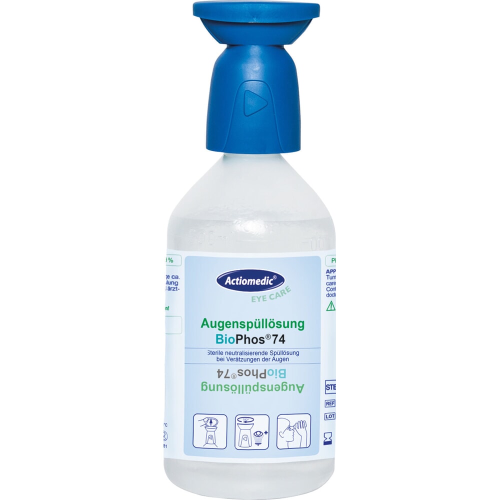 Produktabbildung: ACTIOMEDIC® Augenspülflasche BioPhos®74, 500 ml