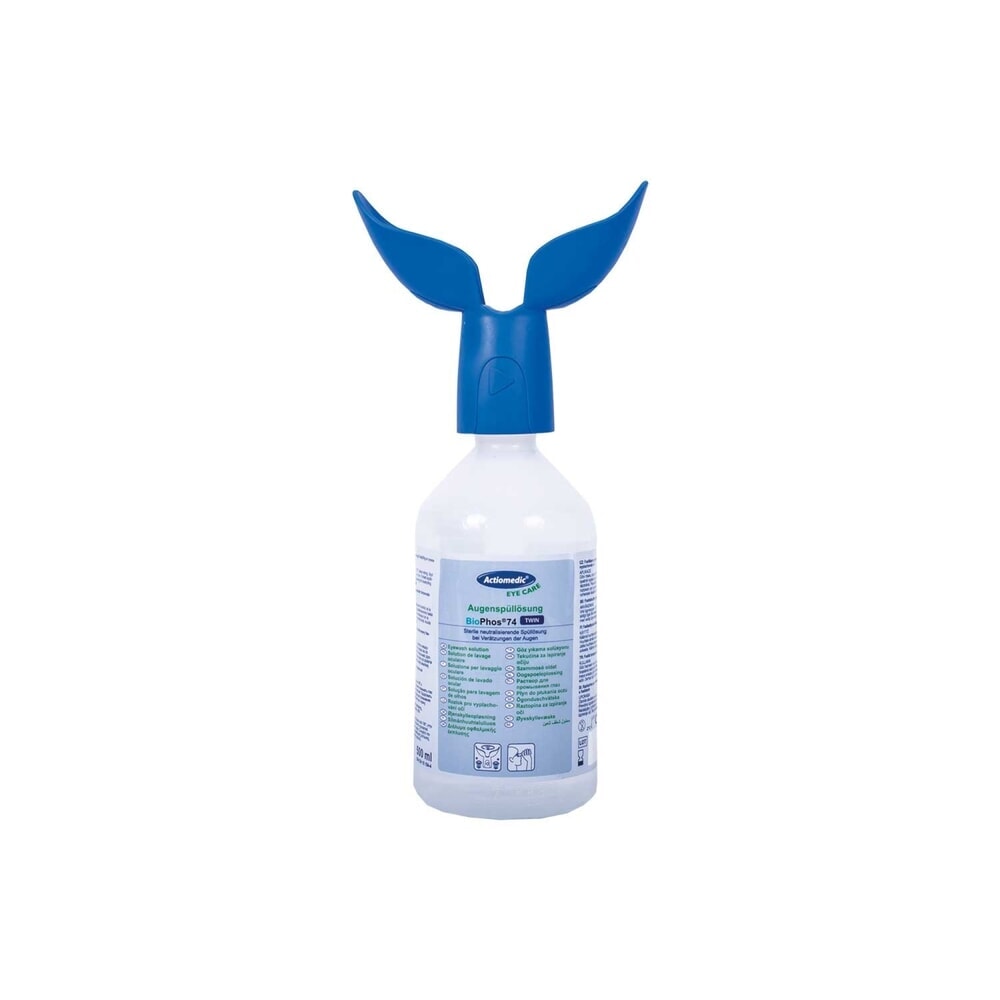 Produktabbildung: ACTIOMEDIC® Augenspülflasche BioPhos®74 TWIN, 500 ml