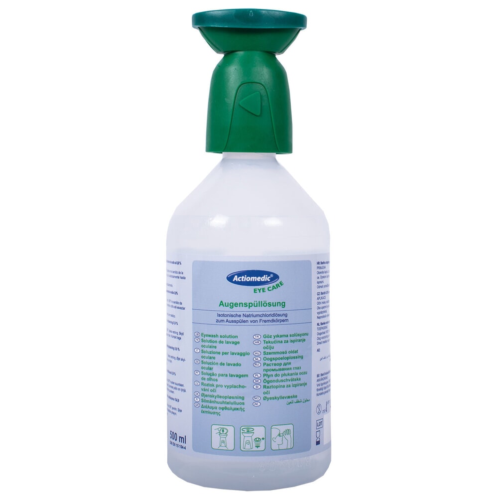 Produktabbildung: ACTIOMEDIC® Augenspülflasche NaCl 0,9 %, 500 ml