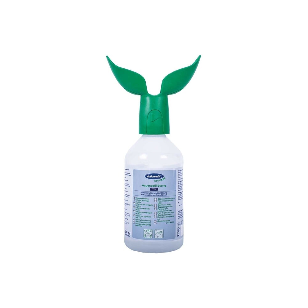 Produktabbildung: ACTIOMEDIC® Augenspülflasche NaCl 0,9 % TWIN, 500 ml