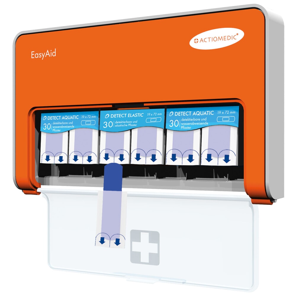 Produktabbildung Nr. 6: ACTIOMEDIC® EasyAid Pflasterspender DETECT-Grundausstattung, inkl. 90 Pflasterstrips