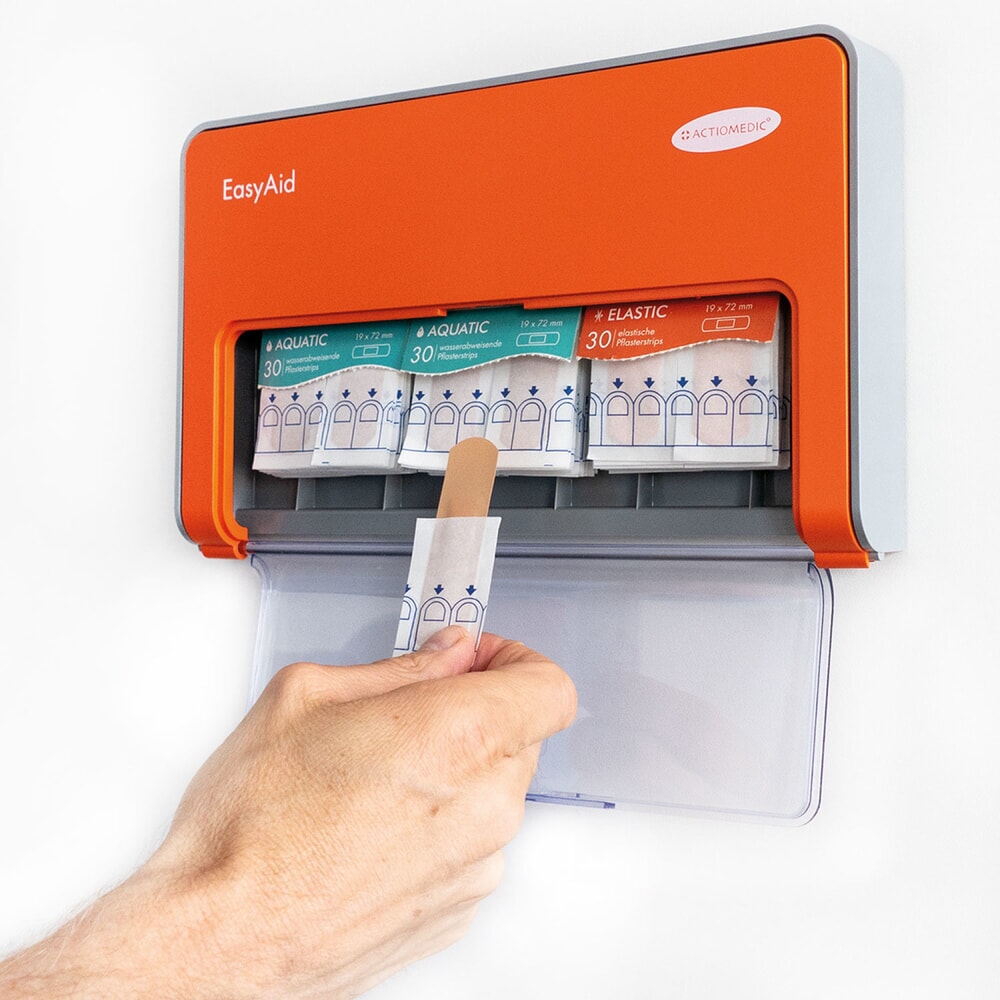 Produktabbildung: ACTIOMEDIC® EasyAid Pflasterspender Standard I, inkl. 90 Pflasterstrips