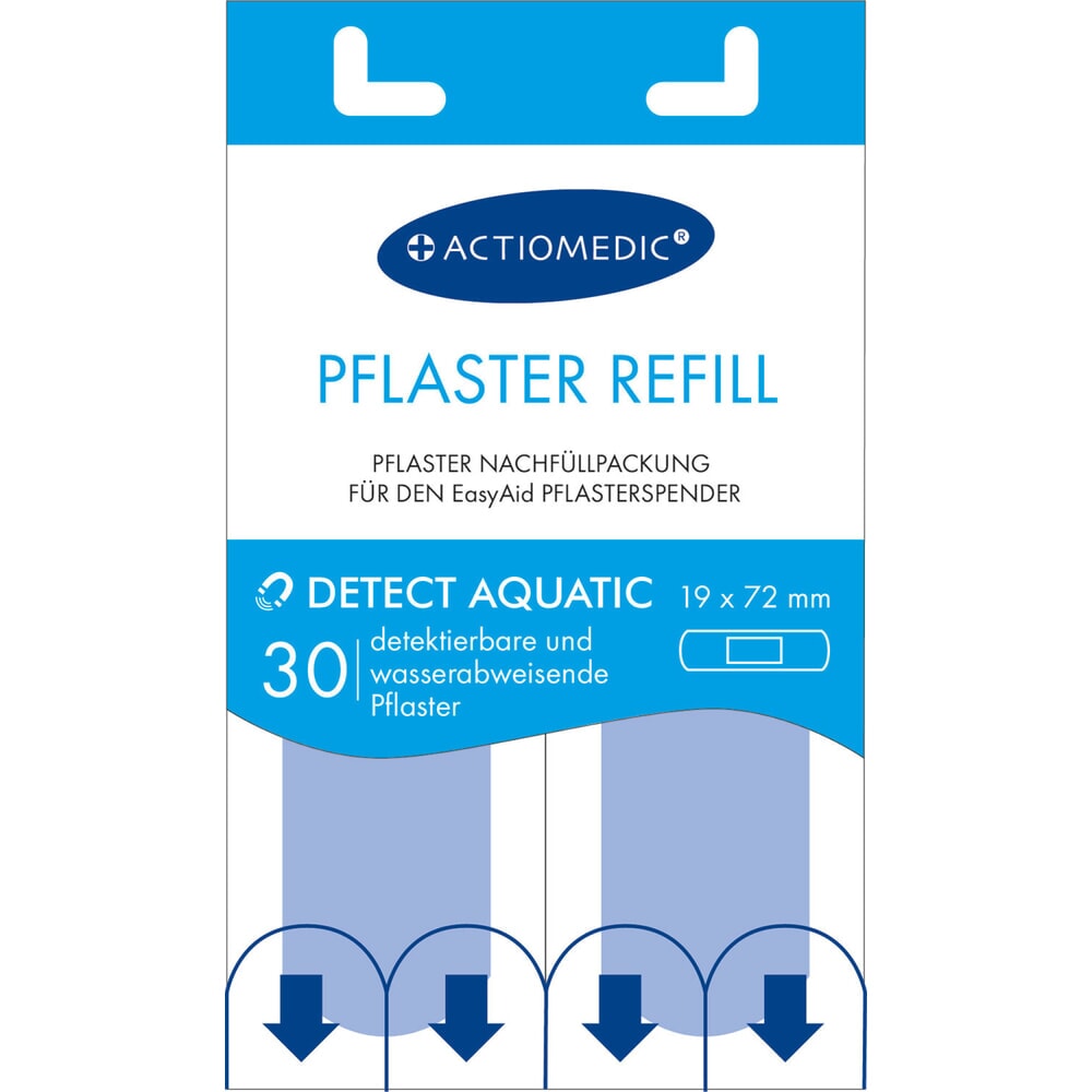 Produktabbildung: ACTIOMEDIC® EasyAid Refill Pflaster DETECT/AQUATIC, 30 Stk.