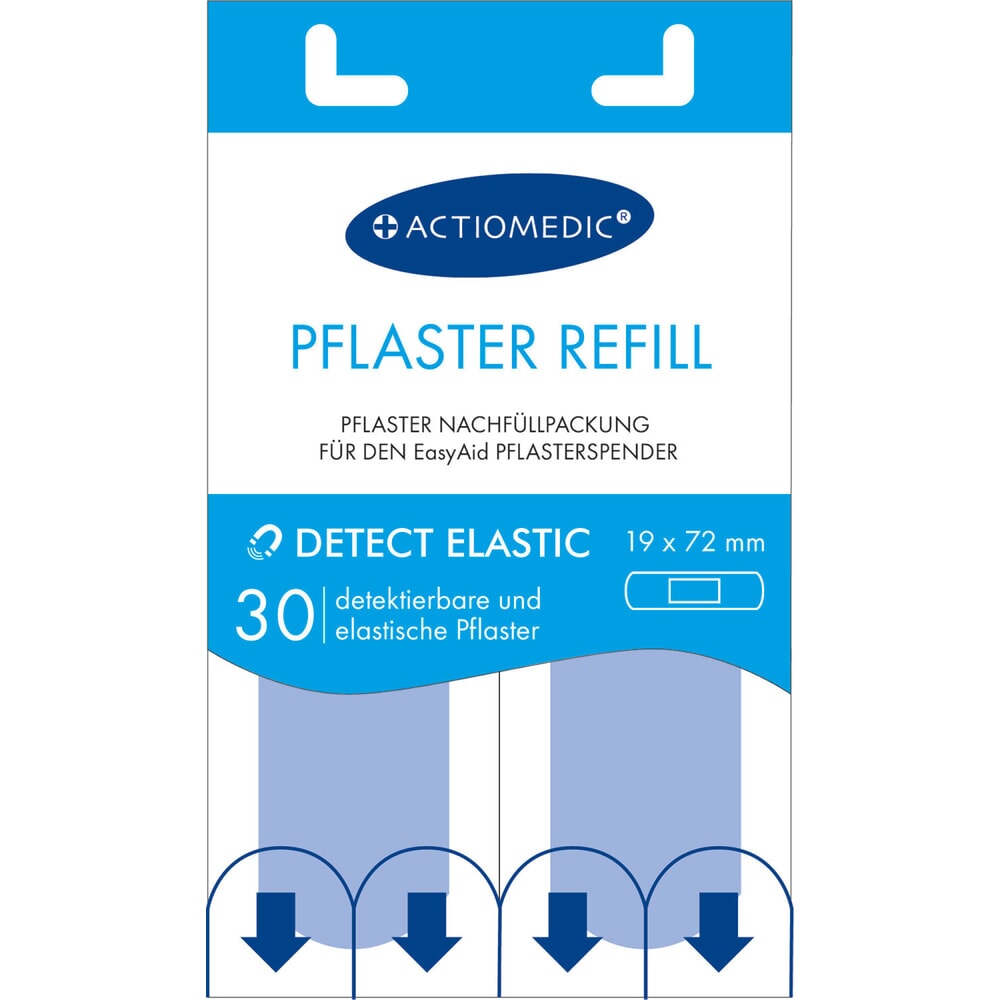 Produktabbildung: ACTIOMEDIC® EasyAid Refill Pflaster DETECT/ELASTIC, 30 Stk.