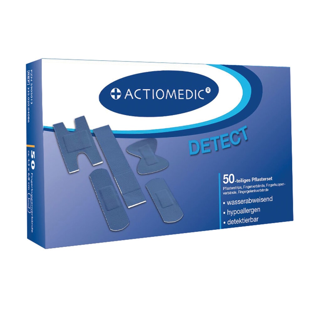 ACTIOMEDIC® Pflaster-Set DETECT/AQUATIC, 50-tlg. Produktabbildung: ACTIOMEDIC® Pflaster-Set DETECT/AQUATIC, 50-tlg.
