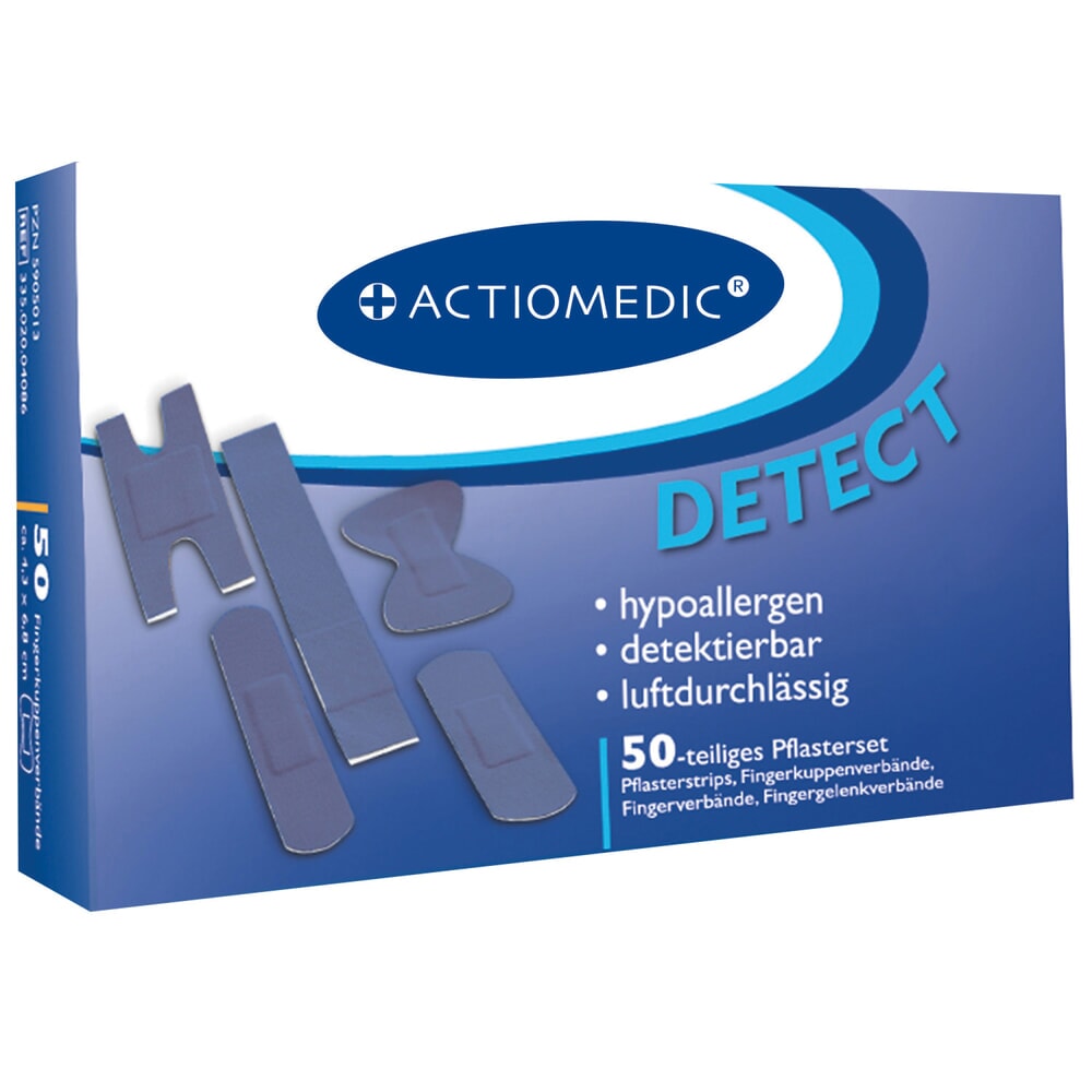 Produktabbildung: ACTIOMEDIC® Pflaster-Set DETECT/ELASTIC, 50-tlg.