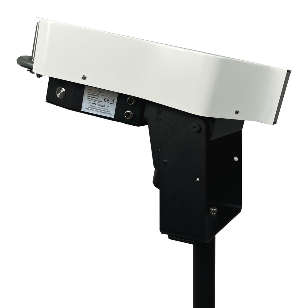 Produktabbildung Nr. 7: activaPaper® Papierpolstermaschine PA2000 für Einzel- oder Serienverpackung, elektrisch, Pedal, fahrbares Kreuz-Gestell, Faltpack von 50g² bis 70g²
