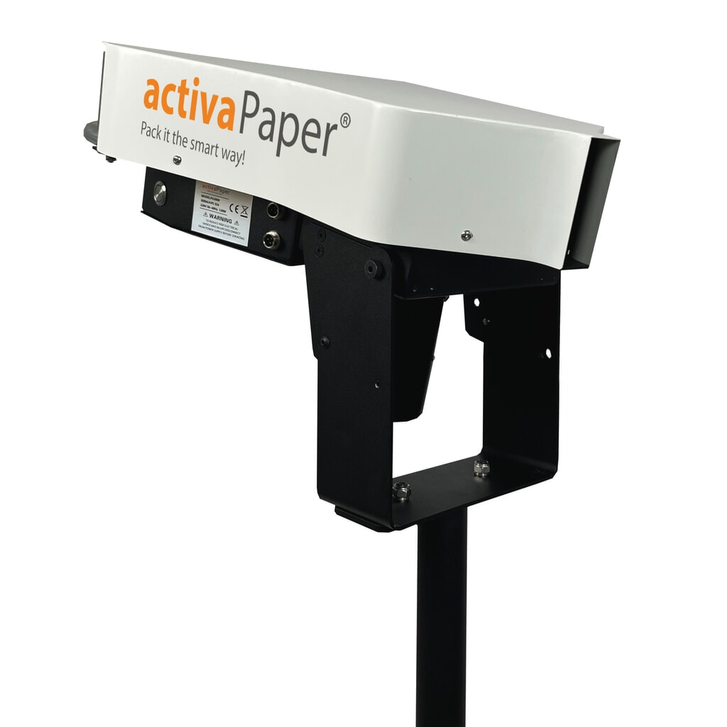 activaPaper® Papierpolstermaschine PA2000 für Einzel- oder Serienverpackung, elektrisch, Pedal, fahrbares Kreuz-Gestell, Faltpack von 50g² bis 70g² Produktabbildung Nr. 10: activaPaper® Papierpolstermaschine PA2000 für Einzel- oder Serienverpackung, elektrisch, Pedal, fahrbares Kreuz-Gestell, Faltpack von 50g² bis 70g²
