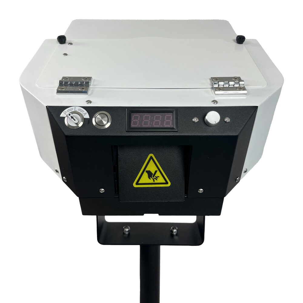 Produktabbildung Nr. 6: activaPaper® Papierpolstermaschine PA4000 für effiziente Serienverpackung, elektrisch, Pedal/Display, fahrbares Kreuz-Gestell, Faltpack von 50g² bis 70g²/Rolle bis 70g²