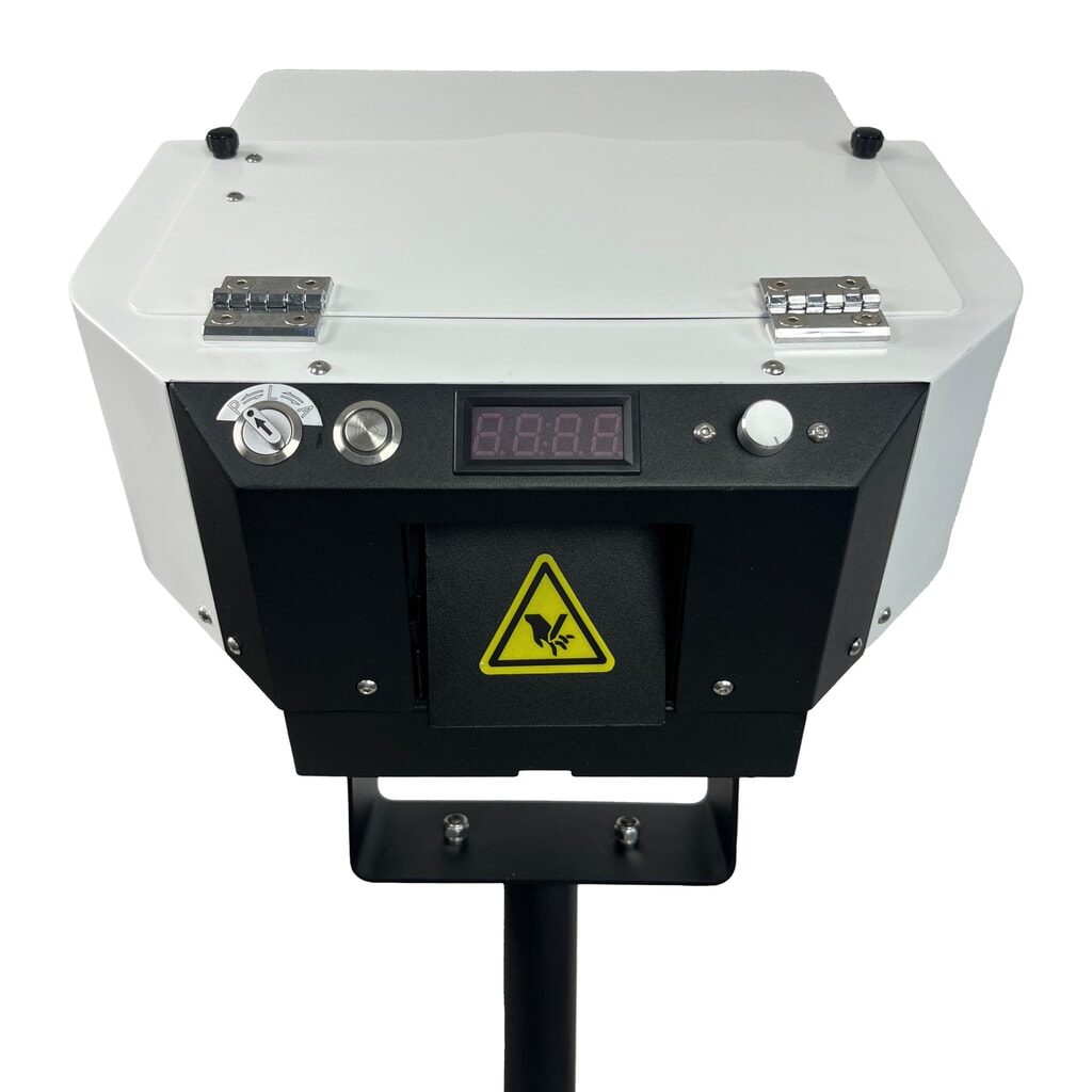 Produktabbildung Nr. 7: activaPaper® Papierpolstermaschine PA4000 für effiziente Serienverpackung, elektrisch, Pedal/Display, fahrbares Kreuz-Gestell, Faltpack von 50g² bis 70g²/Rolle bis 70g²