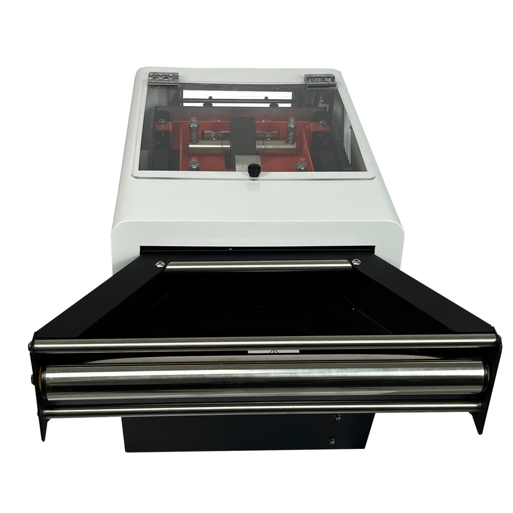 Produktabbildung Nr. 7: activaPaper® Papierpolstermaschine PA4600 für kleine bis mittlere Versandstationen, elektrisch, Pedal/Display, Rollenrahmen-Gestell, Faltpack von 50g² bis 70g²