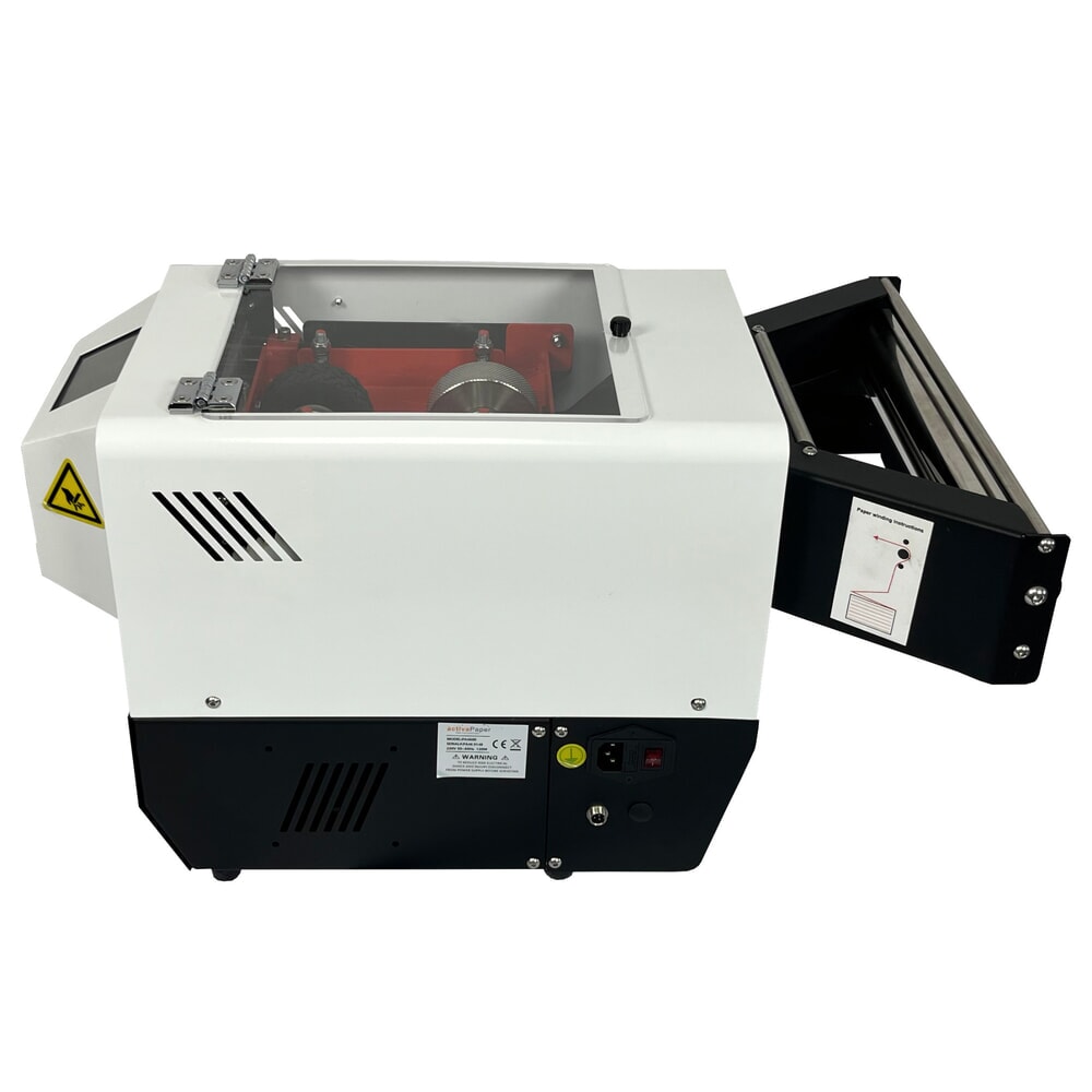 Produktabbildung Nr. 9: activaPaper® Papierpolstermaschine PA4600 für kleine bis mittlere Versandstationen, elektrisch, Pedal/Display, Rollenrahmen-Gestell, Faltpack von 50g² bis 70g²