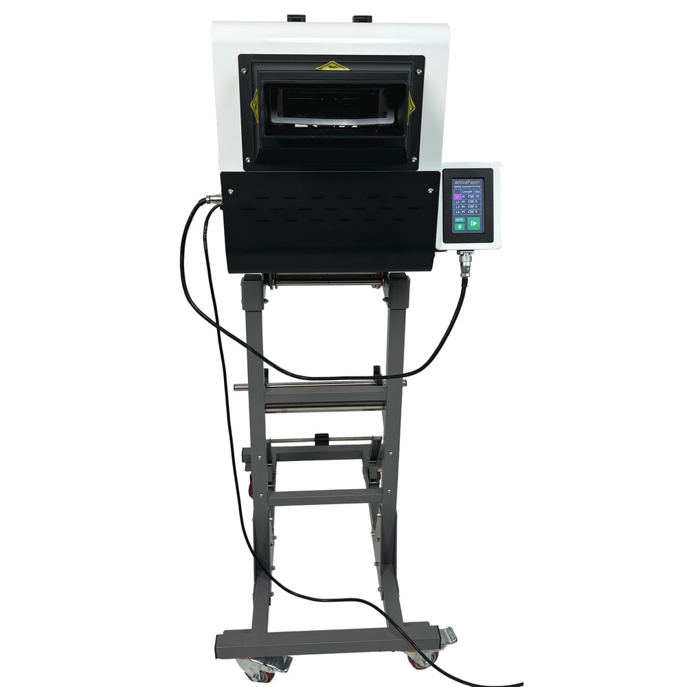 Produktabbildung Nr. 3: activaPaper® Papierpolstermaschine PA5000 für wechselnde Verpackungssituationen, elektrisch, Pedal/Touchscreen, Menge und Länge variabel einstellbar, Rolle von 70g² bis 120g²