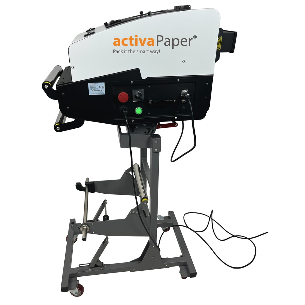 activaPaper® Papierpolstermaschine PA5000 für wechselnde Verpackungssituationen, elektrisch, Pedal/Touchscreen, Menge und Länge variabel einstellbar, Rolle von 70g² bis 120g² Produktabbildung Nr. 14: activaPaper® Papierpolstermaschine PA5000 für wechselnde Verpackungssituationen, elektrisch, Pedal/Touchscreen, Menge und Länge variabel einstellbar, Rolle von 70g² bis 120g²