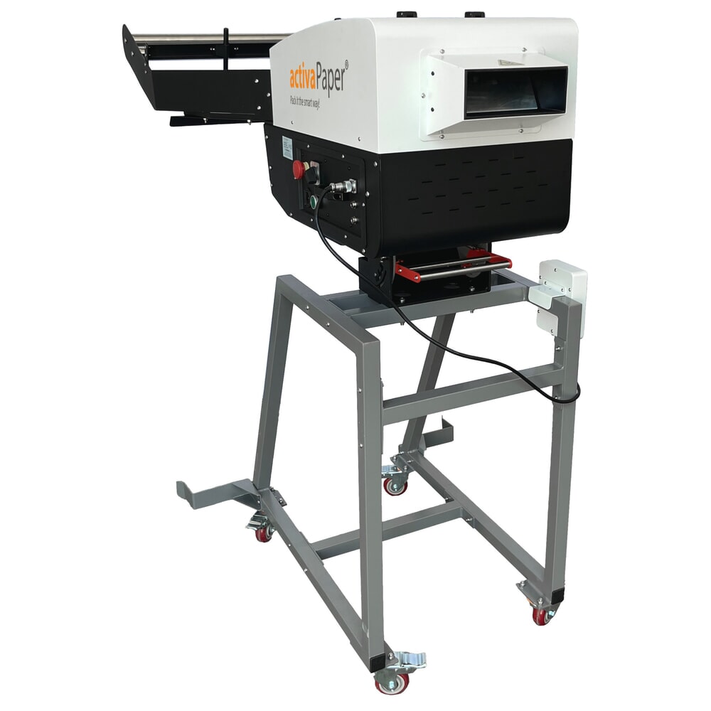 activaPaper® Papierpolstermaschine PA6000 für Serienverpackung und große Verpackungsmengen, elektrisch, Pedal/Touchscreen, Dauerbetrieb möglich, Palette bis 90g²/Faltpack 70g/m² Produktabbildung: activaPaper® Papierpolstermaschine PA6000 für Serienverpackung und große Verpackungsmengen, elektrisch, Pedal/Touchscreen, Dauerbetrieb möglich, Palette bis 90g²/Faltpack 70g/m²
