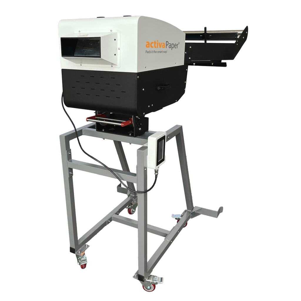 Produktabbildung Nr. 8: activaPaper® Papierpolstermaschine PA6000 für Serienverpackung und große Verpackungsmengen, elektrisch, Pedal/Touchscreen, Dauerbetrieb möglich, Palette bis 90g²/Faltpack 70g/m²