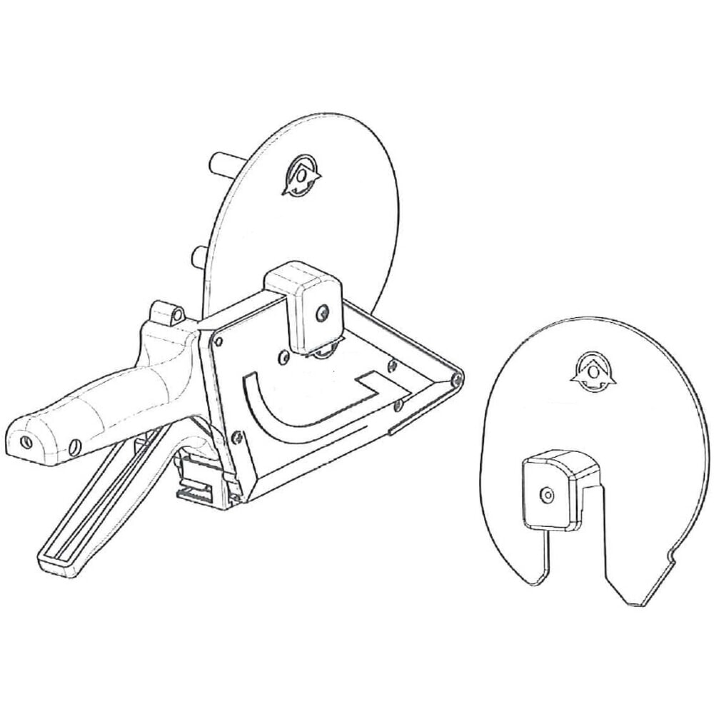 Adapter für 3" (76mm) Kern für Hand-Etikettenspender TO 30, TO 60, TO 30 APF und TO 60 APF Produktabbildung: Adapter für 3" (76mm) Kern für Hand-Etikettenspender TO 30, TO 60, TO 30 APF und TO 60 APF