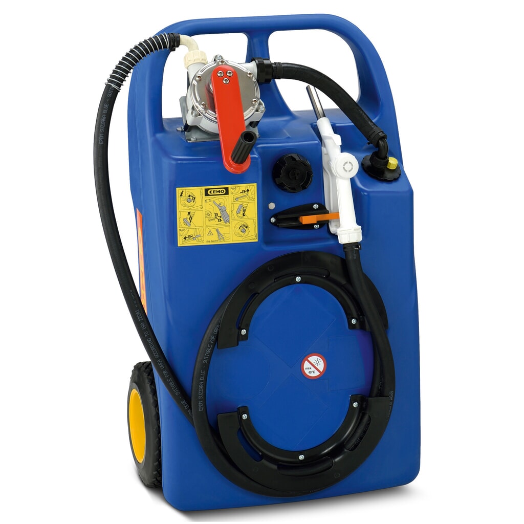 AdBlue®-Trolley CEMO, 60 l, mit Handpumpe und Zapfventil Produktabbildung: AdBlue®-Trolley CEMO, 60 l, mit Handpumpe und Zapfventil