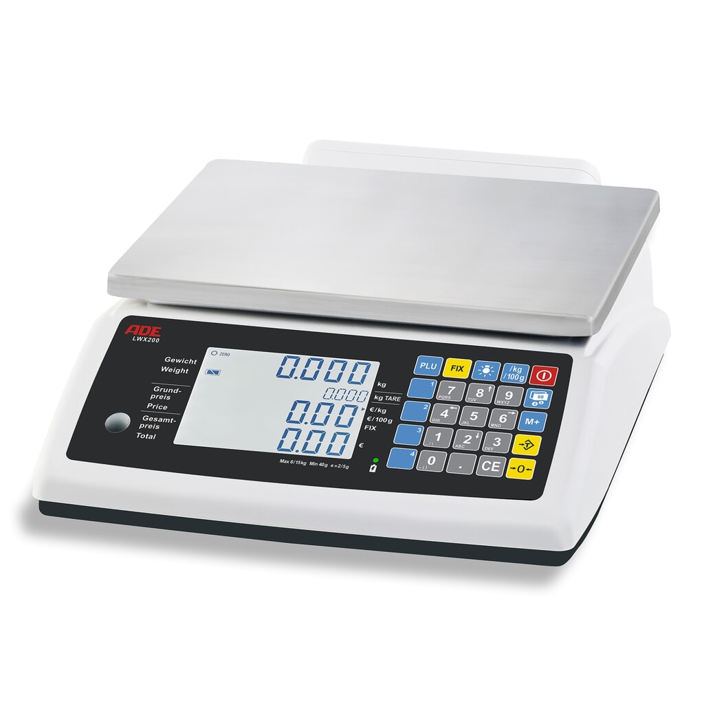 Produktabbildung Nr. 1: ADE Ladenwaage LWX200-15e, geeicht