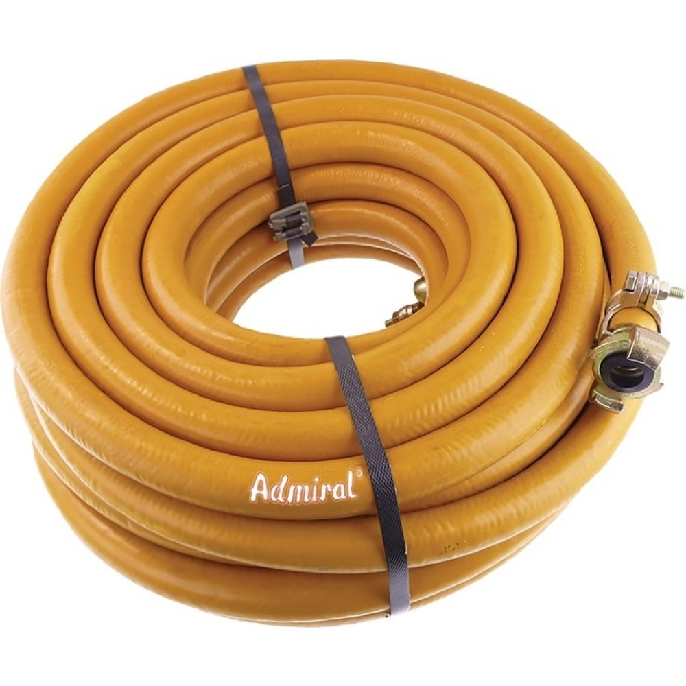 Produktabbildung: ADMIRAL Pressluftset Admi®Press 60, Länge 20 m, Innen-Ø 19 mm Außen-Ø 31 mm, gelb