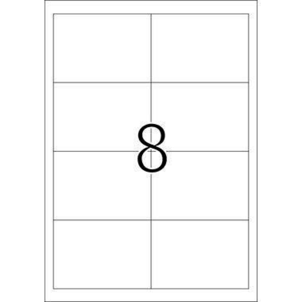 Produktabbildung Nr. 10: HERMA Folienetikett 8331 99,1x67,7mm weiß 200 St./Pack.