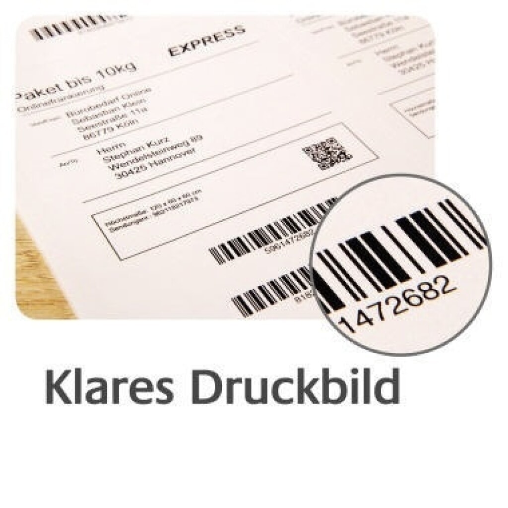 Avery Zweckform Versandetiketten TD8050-25 ws 475 St 2 Ro./Pack. Produktabbildung Nr. 3: Avery Zweckform Versandetiketten TD8050-25 ws 475 St 2 Ro./Pack.