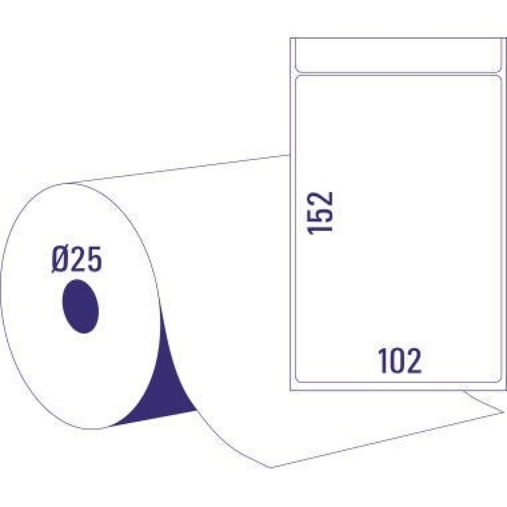 Produktabbildung Nr. 6: Avery Zweckform Versandetiketten TD8050-25 ws 475 St 2 Ro./Pack.