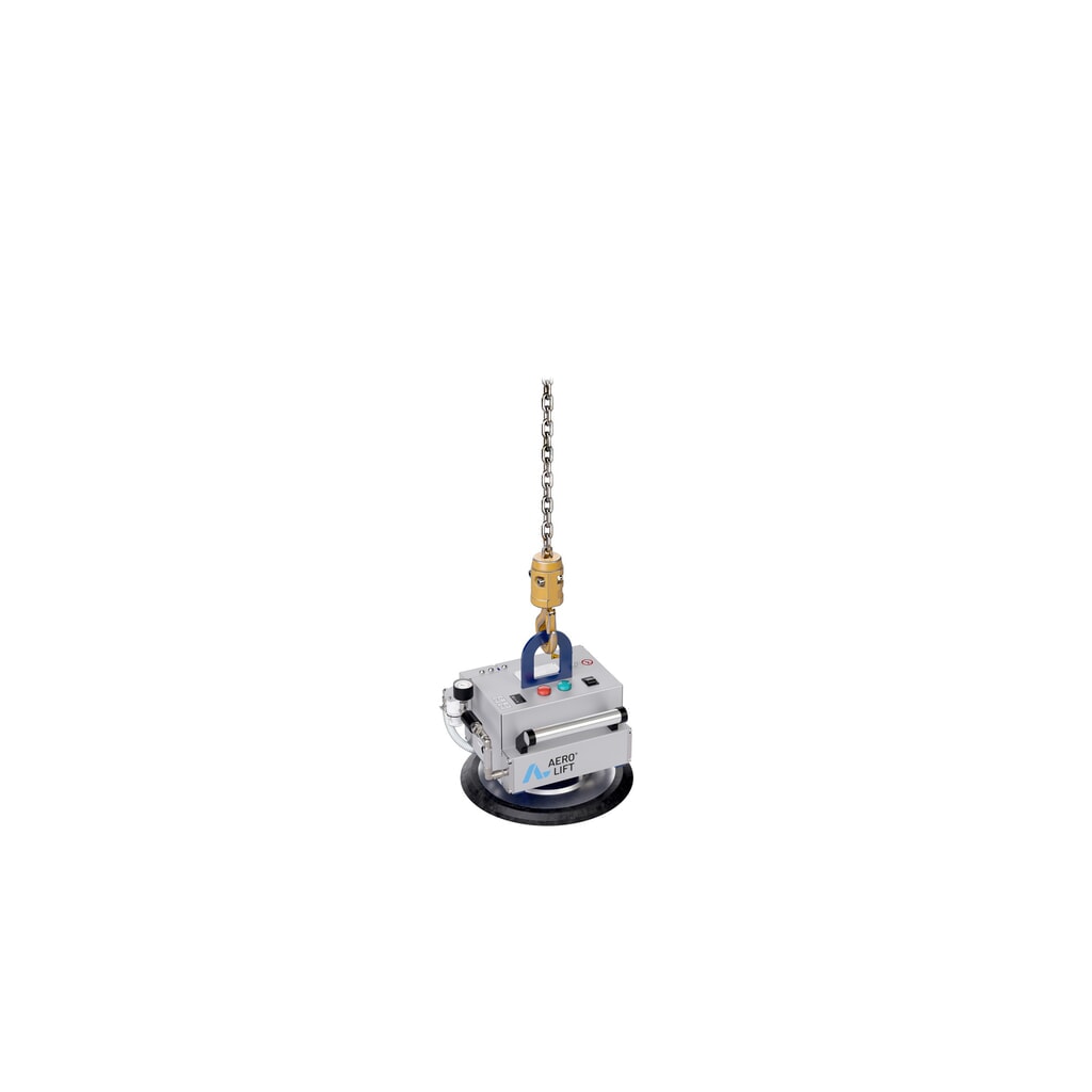 AERO-LIFT® Vakuumheber AERO-CUBE, mit 1 Saugplatte, Tragkraft 90 kg Produktabbildung: AERO-LIFT® Vakuumheber AERO-CUBE, mit 1 Saugplatte, Tragkraft 90 kg