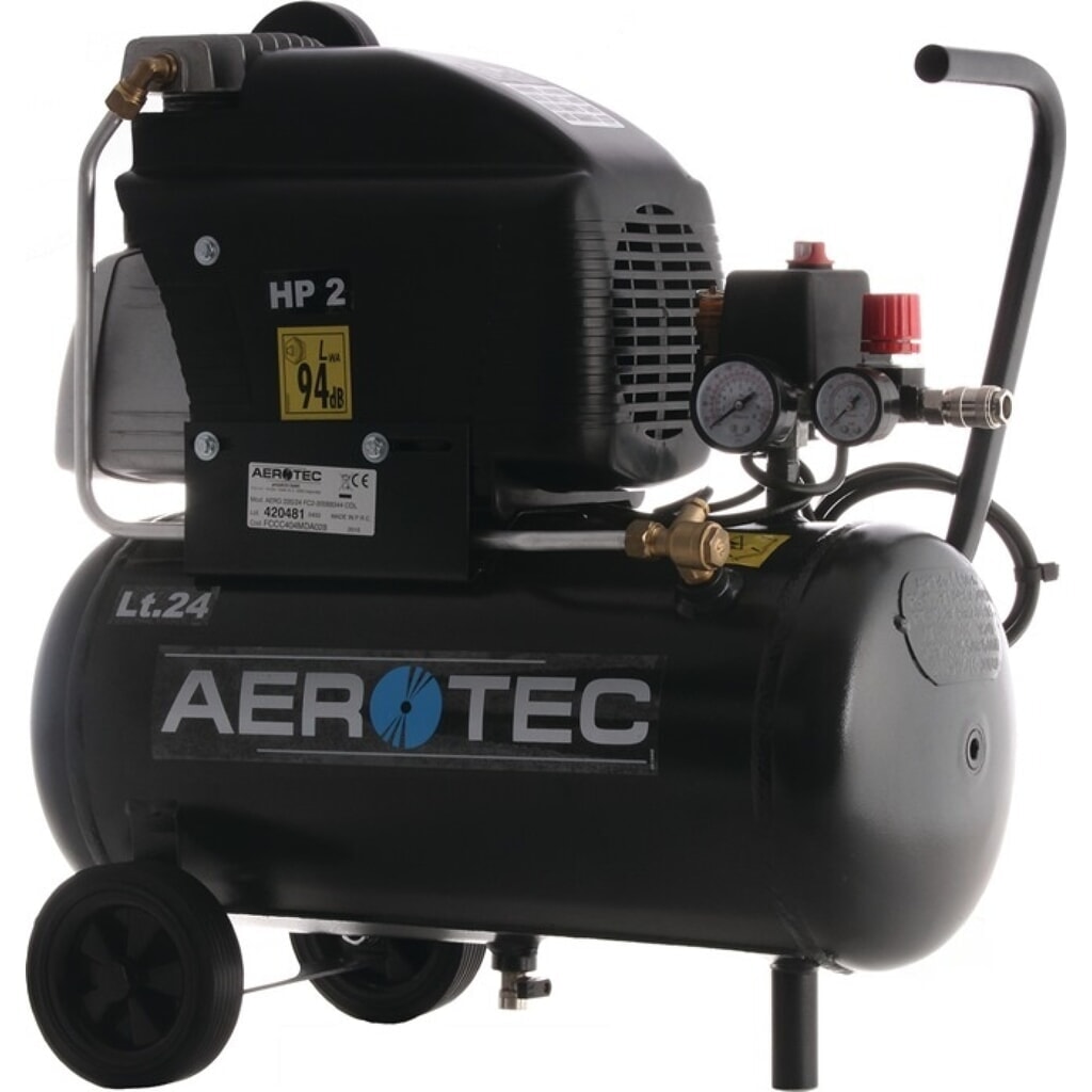 Produktabbildung: AEROTEC Kompressor Aerotec 220-24, 1,5 kW 230 V50 Hz, 210 l/min 8 bar, 24 l
