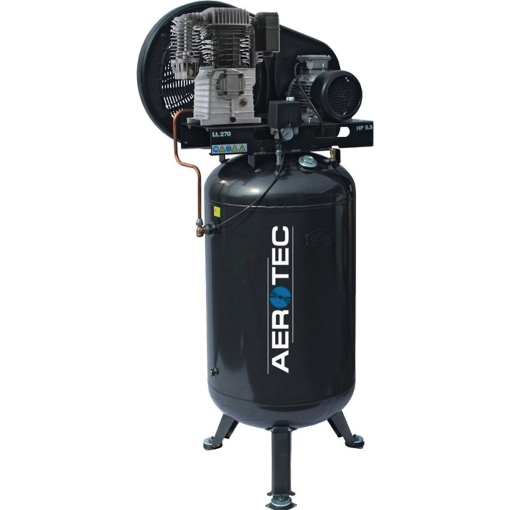 AEROTEC Kompressor Aerotec N59-270 PRO, 4,0 kW 400 V50 Hz, 690 l/min 10 bar, 270 l Produktabbildung: AEROTEC Kompressor Aerotec N59-270 PRO, 4,0 kW 400 V50 Hz, 690 l/min 10 bar, 270 l