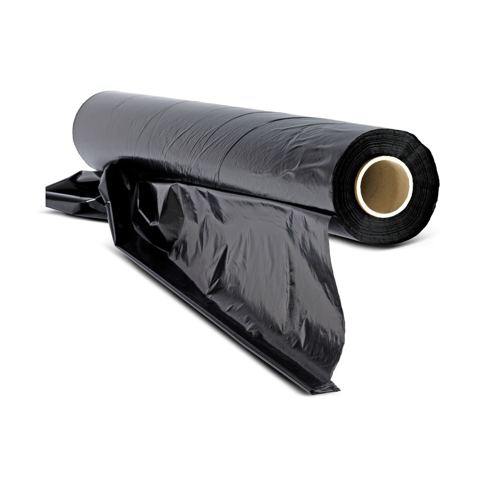 Product afbeelding: Afdekfolie, zwart, dikte 40 µm, 200 blaadjes per rol