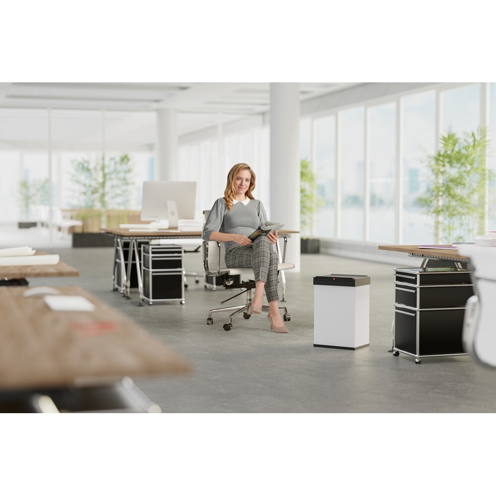 Productafbeelding nr. 5: Afvalbak Hailo® Big-Box Swing, 40 liter, wit