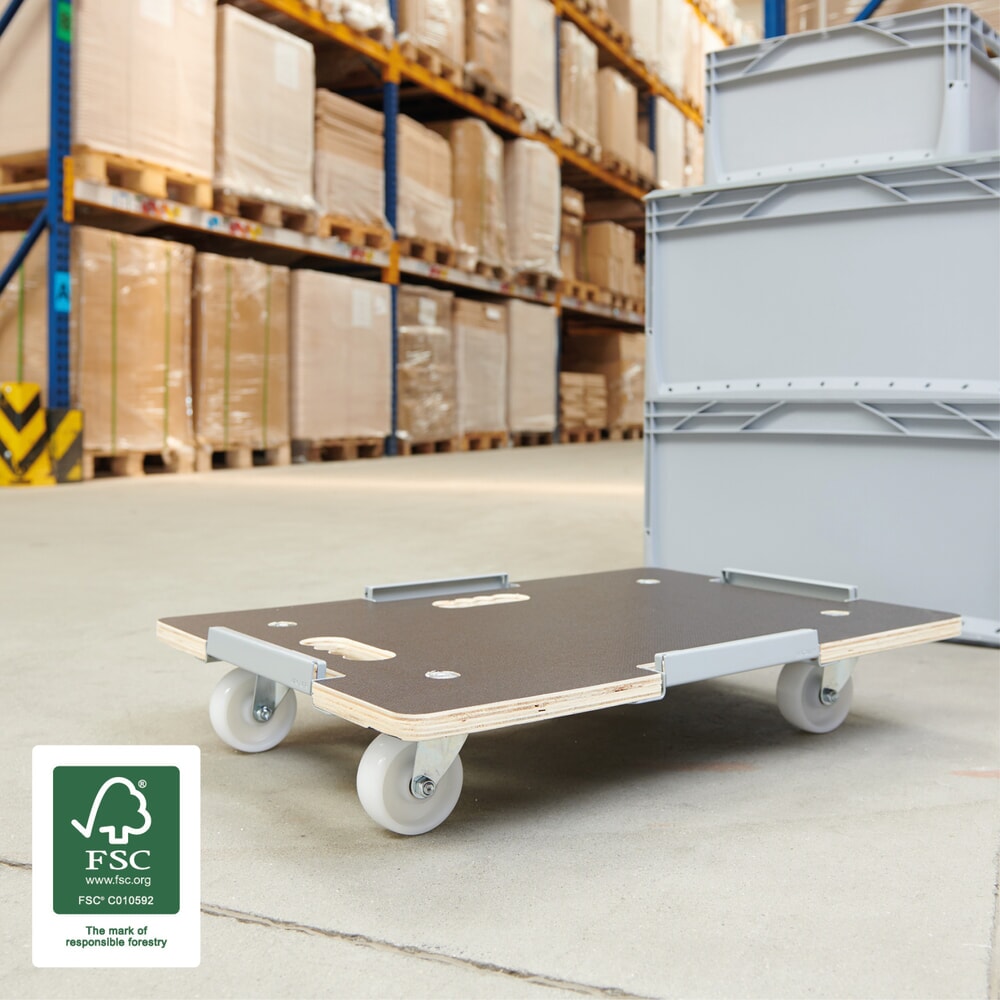 N° de l'image du produit 7 : WAGNER Aide au transport MAXIGRIP pour EUROBOX 64 x 44 x 11 cm, capacité de charge 250 kg