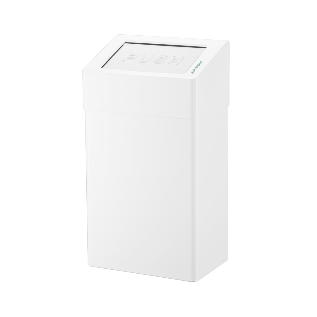 Air-Wolf Abfallbehälter 18 Liter Volumen Weiß Produktabbildung: Air-Wolf Abfallbehälter 18 Liter Volumen Weiß