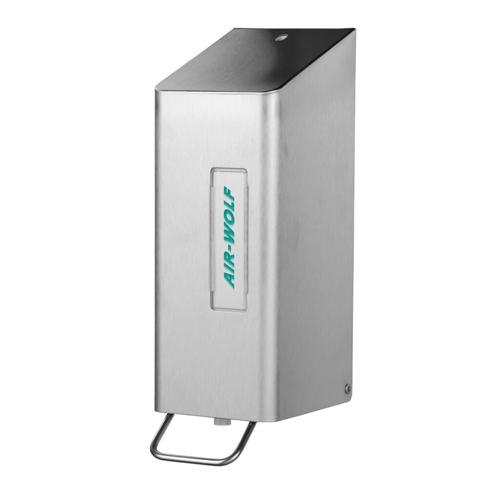 Air-Wolf Seifen- und Desinfektionsmittelspender für 600 ml Händewaschlotion bzw. Desinfektionsmittel Produktabbildung: Air-Wolf Seifen- und Desinfektionsmittelspender für 600 ml Händewaschlotion bzw. Desinfektionsmittel