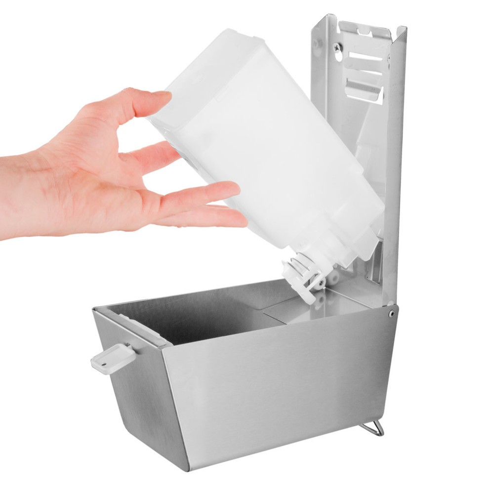 Produktabbildung Nr. 2: Air-Wolf Seifen- und Desinfektionsmittelspender für 600 ml Händewaschlotion bzw. Desinfektionsmittel